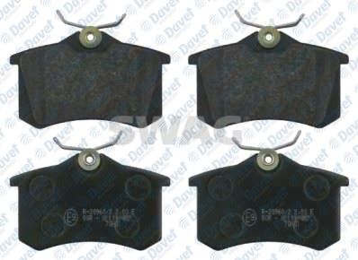 SWAG 30916146 Arka Fren Balatasi Megane Ii A3 Golf Passat Ii.Iii.Iv Vento Jetta Ii Octavia Cordoba Ibiza Toledo P